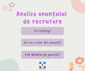 Analizează anunțul de recrutare - Expand Concept